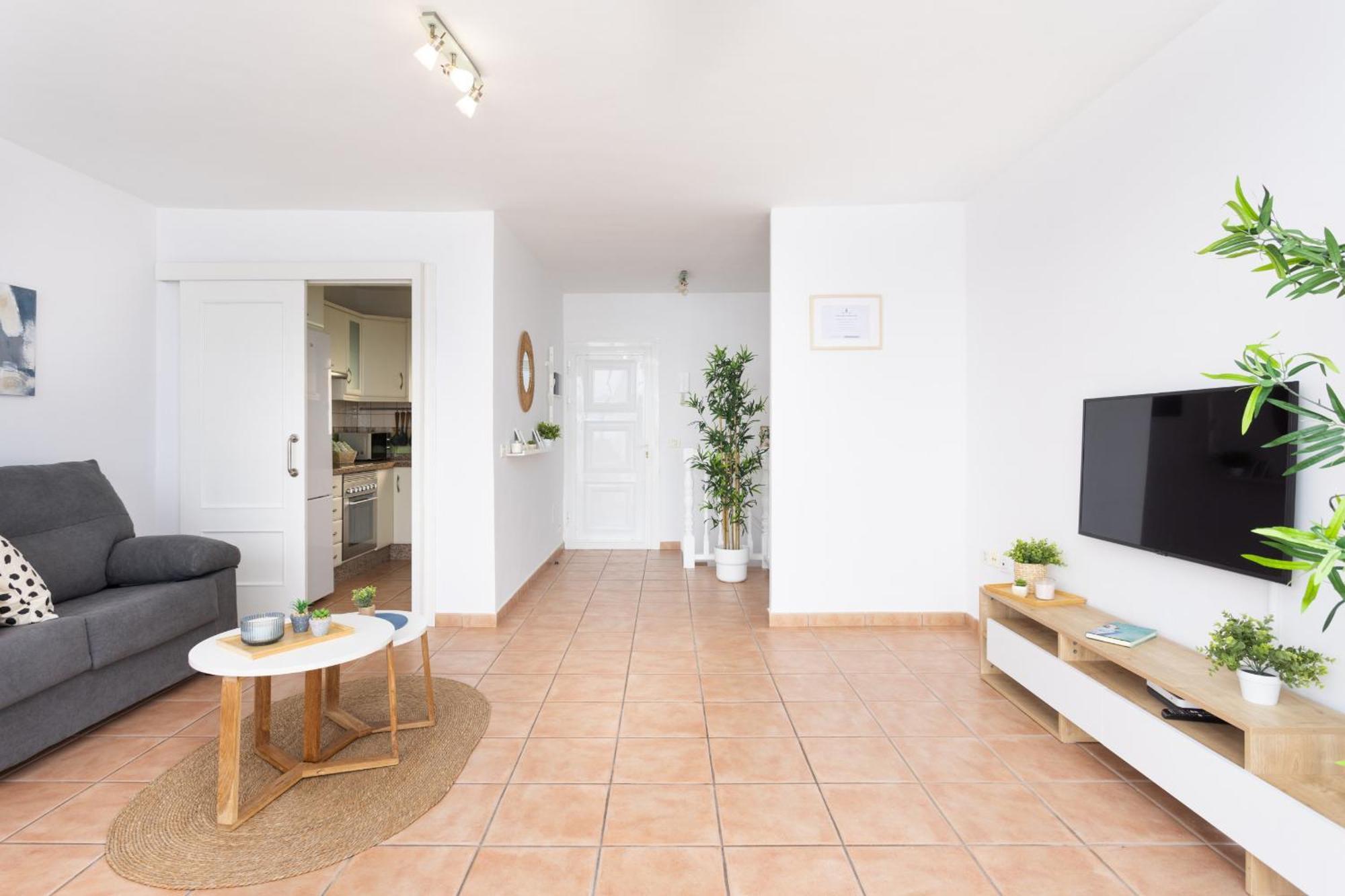Frontline Duplex Las Arenitas With Pool กันเดลาเรีย ภายนอก รูปภาพ